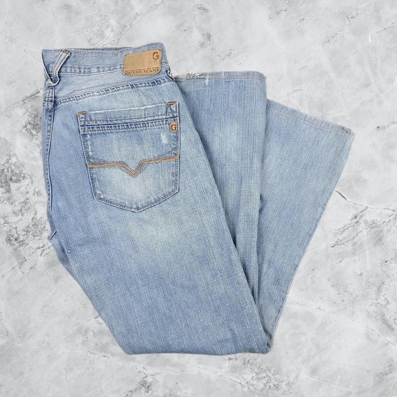 Guess Other - Vintage y2k Guess Mens blue light wash denim jeans